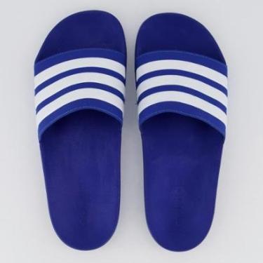 Imagem de Chinelo Adidas Adilette Shower Azul e Branco-Unissex