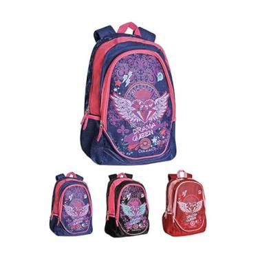 Imagem de Mochila Drama Queen, StarSchool, Feminina, Cores Sortidas, 1 Unidade