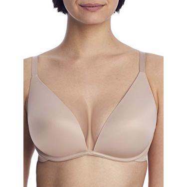 Imagem de Calvin Klein Sutiã feminino com toque líquido levemente forrado, Mel amêndoa, 32C