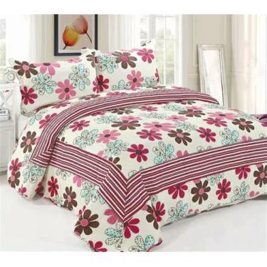 Imagem de Conjunto de colcha de algodão xadrez desfiado, manta patchwork, roupa de cama para casa, 004, conjunto de 225x245cm