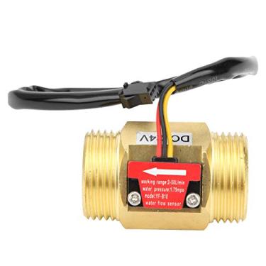 Imagem de LiebeWH Medidor de Fluxo de água YF-B10 DC24V G1 Polegada Interruptor do Sensor do Medidor de Vazão para Aquecedores de água Dispositivos de Medição de Máquinas de Venda Automática