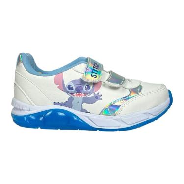 Imagem de Tênis Disney Stitch Com Velcro LED Casual Juvenil Original-Unissex