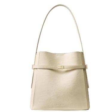 Imagem de BOSTANTEN Bolsas grandes femininas de couro vegano bolsa de ombro Hobo Designer, Damasco bege