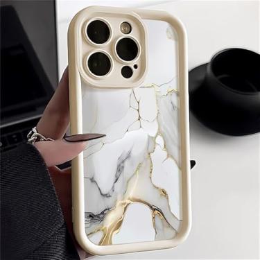 Imagem de Capa de mármore para iPhone 16 Pro Max 13 15 11 17 12 14 Pro Max XR 7 8 Plus SE, capa de silicone TPU macio, branca DK36, para 7 Plus 8 Plus
