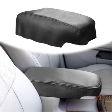 Imagem de QianBao Capa de reposição para console central de couro DIY para Toyota Avalon 2005-2012, capa de apoio de braço com ajuste original, proteção antiarranhões