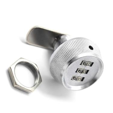 Imagem de Fechadura de gaveta com combinação de dígitos, trava de câmera de segurança com senha para caixa de ferramentas caixa de correio MMS254 G1 1 peça (C 24 mm)