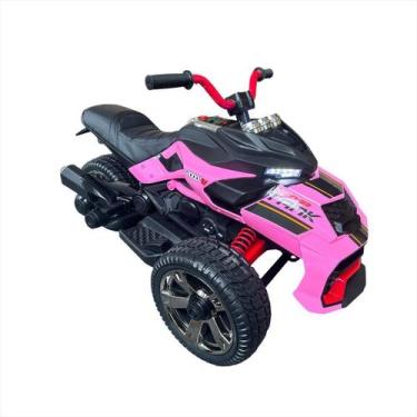 Imagem de Carro Infantil Triciclo Eletrico Música 12V Pneus Eva Usb - Bang Toys