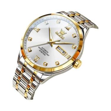 Imagem de Relógio Mecânico Automático De Luxo Masculino OLEVS 9946 Com Exibição 