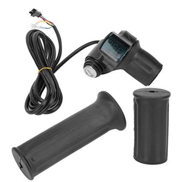 Imagem de KIMISS E Bike Thumb Throttle Com Display LCD de Tensão - Interruptor de Alimentação Em Tempo Real para Veículos Elétricos de 12 V a 99 V - Ajuste Universal para Baterias de Lítio E Chumbo-ácido