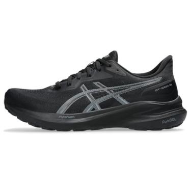 Imagem de ASICS Tênis de corrida masculino GT-1000 13, Preto/aço cinza, 10 X-Wide