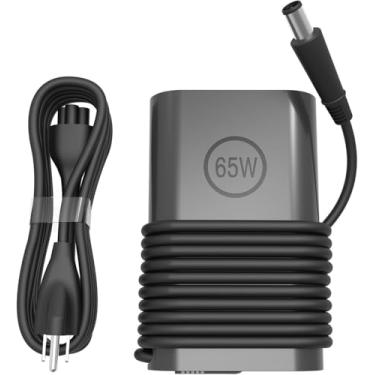 Imagem de Adaptador CA de 65 W compatível com carregador de laptop Dell, Latitude 5400 5500 5480 5490 5580 5590 7400 7480 7490 7290 7280 E5400 E5420 E5450 E5470 E6470 20 E6 Cabo de alimentação para computador