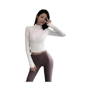 Imagem de Jaqueta Esportiva Feminina De Secagem Rápida E Respirável De Manga Lon