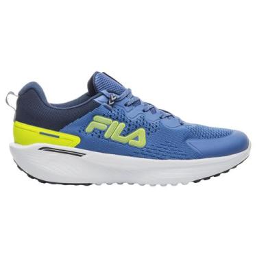 Imagem de Tênis Fila Duality 2 Masculino Original, 44, Azul, Verde, Masculino