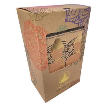 Imagem de Incenso Natural Vila Zen Palo Santo E Sândalo 12 Cxs C10 Var - Lua Mís