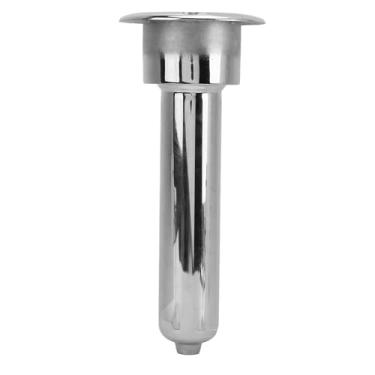 Imagem de aqxreight Suporte para Copo de Haste de Barco de Aço Inoxidável Design 2 Em 1 para Pesca e Bebidas, Parte Superior Redonda de 280 Mm, Cabe Em ângulos de Flange de 30 °, Durabilidade de Nível Marinho