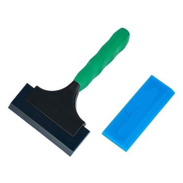 Imagem de Limpadores de janela, limpadores, lâminas de borracha, raspadores de película, pás de neve, limpadores domésticos de vidro, raspadores de filme de carro (2 peças)