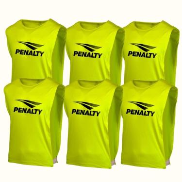 Imagem de Kit Colete 6 Peças Tamanho Juvenil Colete Penalty Para Treinos E Jogos