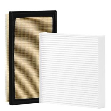 Imagem de KEQGPCBE Kit de filtro de cabine branca e filtro de ar do motor para Lexus Es300h 2.5L L4 2018 2017 2016 2015 2014 2013