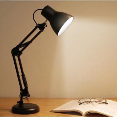 Imagem de Luminária Articulada Escritório Leitura Flexível Pixar Suporte Garra A