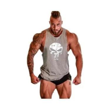 Imagem de Camiseta De Academia Masculina Para Musculação, Fitness E Corrida Com 