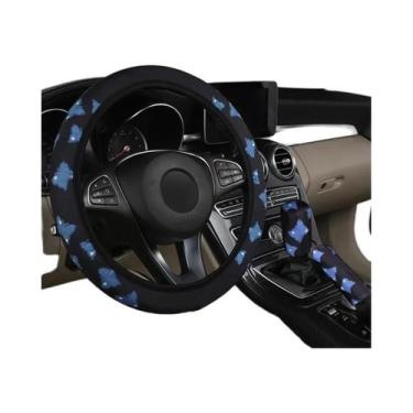 Imagem de Capa De Volante De Carro Em Forma De Borboleta, Conjunto De 3 Peças, C