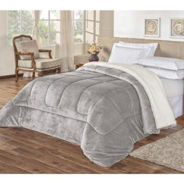 Imagem de Edredom Sherpa Cobertor Manta Coberdrom - CASAL QUEEN - Dupla Face Pel