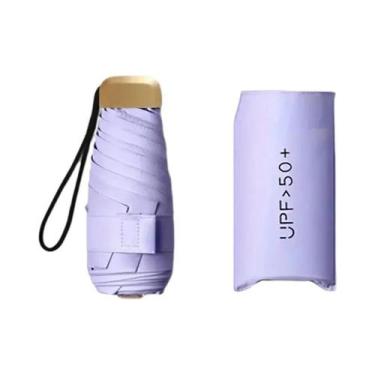 Imagem de Guarda-chuva Mini Portátil Anti-UV Para Mulheres, Presente De Viagem F