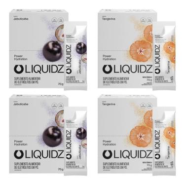 Imagem de LIQUIDZ® - Eletrólitos Zero Açúcar 2 Sabores - 4Cx - 56 Sachês-Unissex