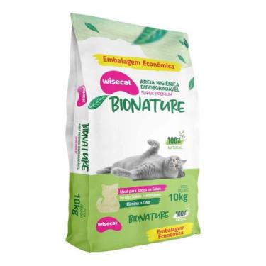 Imagem de Bionature Wisecat Super Premium Areia Sanitária Higiênica Biodegradáve