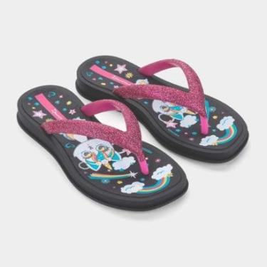 Imagem de Chinelo Menina Grendene 27467 Ipanema Fluffy Shine-Feminino