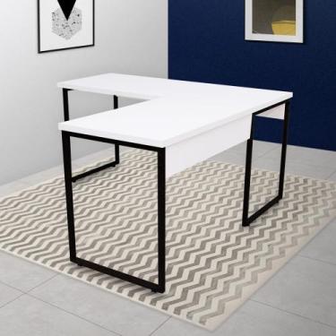 Imagem de Mesa de Escritório Office Estilo Industrial Inspire de canto 150x150 B