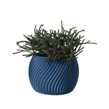 Imagem de Cachepot Boleado M - Adornos - Galanta, Azul Cobalto