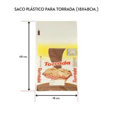 Imagem de Saco plástico para torrada 18x48cm. com 100 un. - Tamarozzi Embalagens