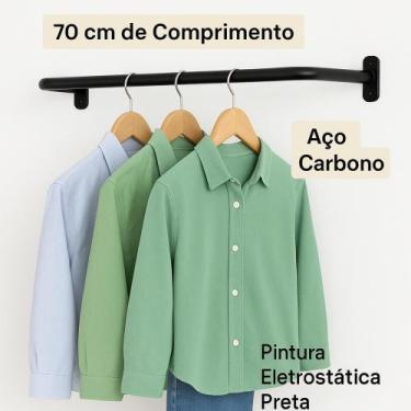 Imagem de Suporte Para Roupa 70cm Aço Reforçado - Closet/loja - TAG INDUSTRIA, P