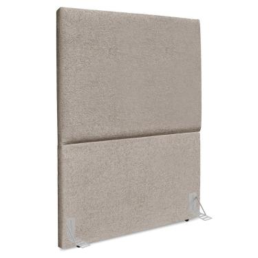 Imagem de Cabeceira Solteiro 100 Cm Com Frame Luna Boucle Bege Escuro Artte Bege Escuro