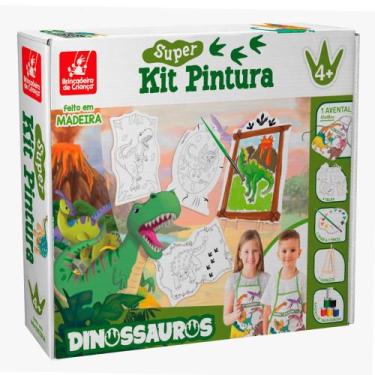 Imagem de Super Kit Pintura Dinossauros BDC - n/a, Unica