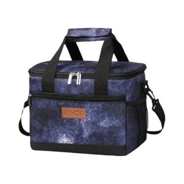 Imagem de Bolsa Térmica Preta Para Almoço Com Pacote De Gelo, Portátil, Para Est