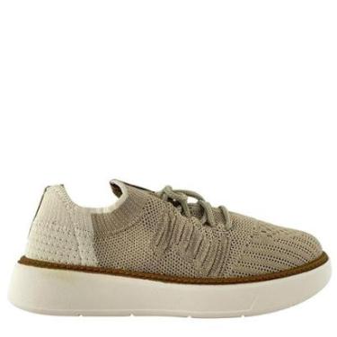 Imagem de Tênis Molekinho Infantil Bege Confortável Tecido 2861210-Masculino
