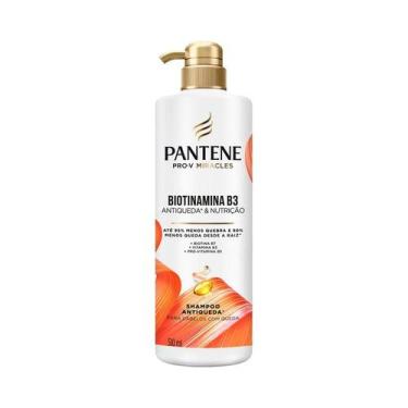 Imagem de Shampoo Pantene Biotinamina B3 Antiqueda e Nutrição 510ml, 510ml