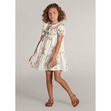 Imagem de Vestido em Crepe Texturizado infantil menina Brandili