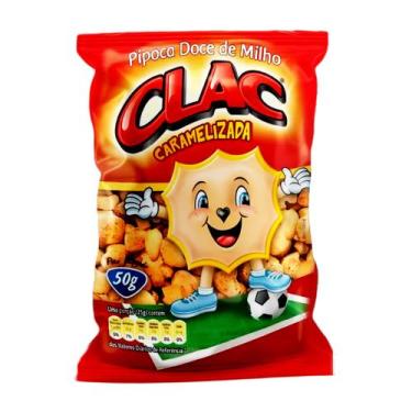 Imagem de Pipoca Doce Caramelizada de Milho 50Gr - Clac