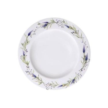 Imagem de Prato Fundo Tramontina Lilla 23cm Em Porcelana Decorada