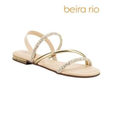 Imagem de Sandália Rasteirinha Casual Feminina Beira Rio 8263969-Feminino