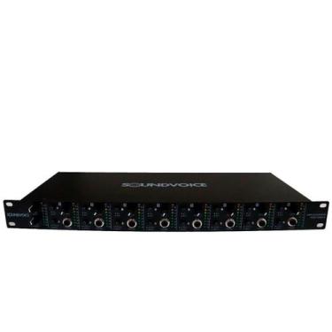Imagem de Amplificador de Fones SoundVoice POWER 8 Modelo Rack Bivolt