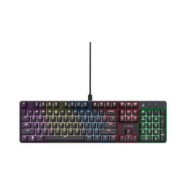 Imagem de Teclado Mecânico Gamer GXTrust 871 Zora, RGB, USB 2.0, Preto - 25510