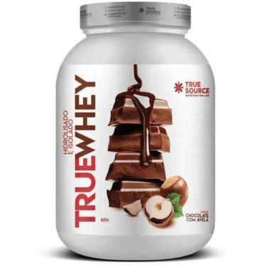 Imagem de True Whey isolado e hidrolisado 837g-TRUE SOURCE, Chocolate com Avelã