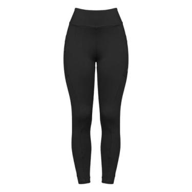 Imagem de Calça Legging Feminina Beach Tenis Samantha Barijan Mormaii Cor:PretoT