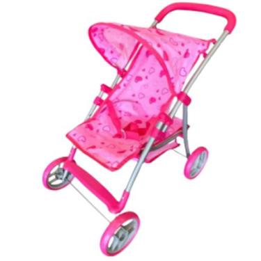 Imagem de Carrinho De Boneca Rosa Guarda Sol Tateti 7012 - 7898664630366 - Cales