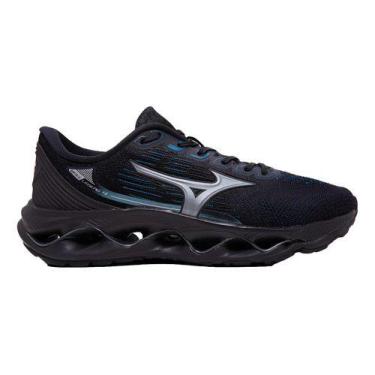 Imagem de Tênis Mizuno Wave Legend 4 Cod 17612, Preto, Azul, 38,0 BR