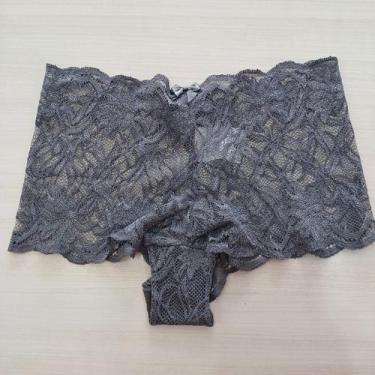 Imagem de Calçinha Clamar Clamar feminino em Renda - 1148, G, Cinza